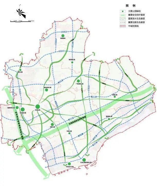 全国生态日 以生态园林城市为导向的绿地系统规划策略研究——以平湖市为例(图12)