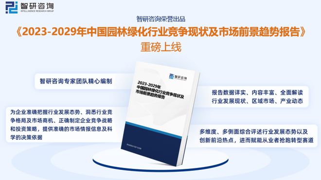 智研咨询发布：2023年园林绿化行业现状、发展环境及深度分析报告(图1)